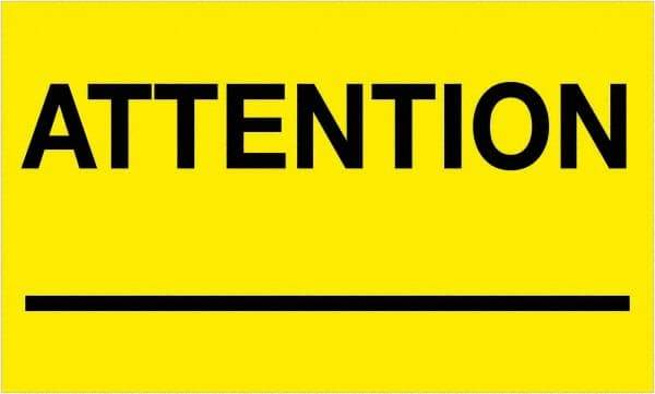 Tape Logic - 5" Long, Fluorescent Yellow Paper Shipping Label - For Multi-Use - Americas Industrial Supply