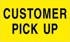 Tape Logic - 5" Long, Fluorescent Yellow Paper Shipping Label - For Multi-Use - Americas Industrial Supply