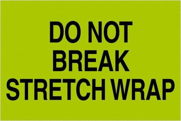 Tape Logic - 3" Long, Fluorescent Green Paper Shipping Label - For Multi-Use - Americas Industrial Supply