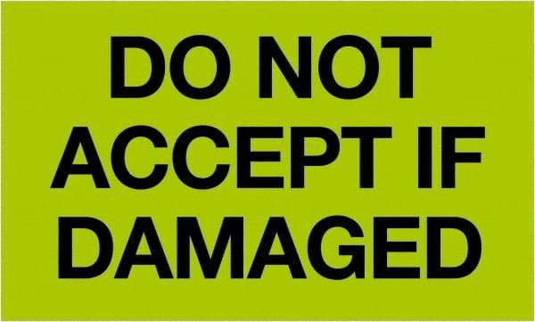 Tape Logic - 5" Long, Fluorescent Green Paper Shipping Label - For Multi-Use - Americas Industrial Supply