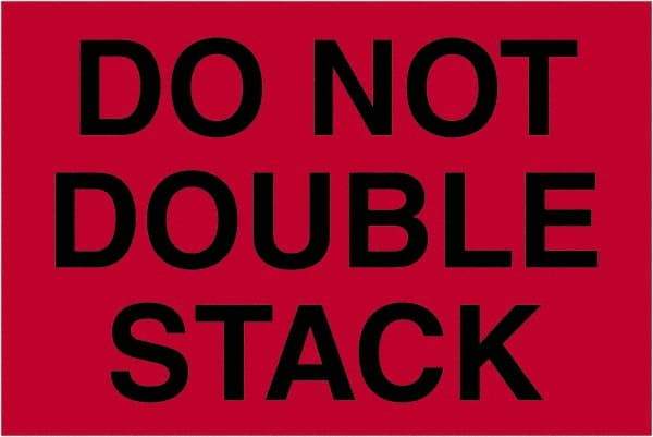 Tape Logic - 6" Long, Fluorescent Red Paper Shipping Label - For Multi-Use - Americas Industrial Supply