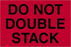 Tape Logic - 6" Long, Fluorescent Red Paper Shipping Label - For Multi-Use - Americas Industrial Supply