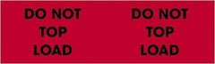 Tape Logic - 10" Long, Fluorescent Red Paper Shipping Label - For Multi-Use - Americas Industrial Supply