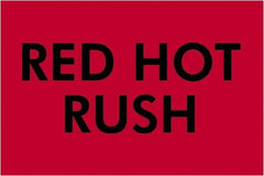 Tape Logic - 3" Long, Fluorescent Red Paper Shipping Label - For Multi-Use - Americas Industrial Supply