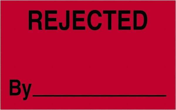 Tape Logic - 2" Long, Fluorescent Red Paper Shipping Label - For Multi-Use - Americas Industrial Supply