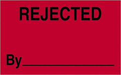 Tape Logic - 2" Long, Fluorescent Red Paper Shipping Label - For Multi-Use - Americas Industrial Supply