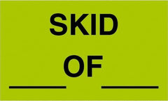 Tape Logic - 5" Long, Fluorescent Green Paper Shipping Label - For Multi-Use - Americas Industrial Supply