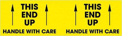 Tape Logic - 10" Long, Fluorescent Yellow Paper Shipping Label - For Multi-Use - Americas Industrial Supply