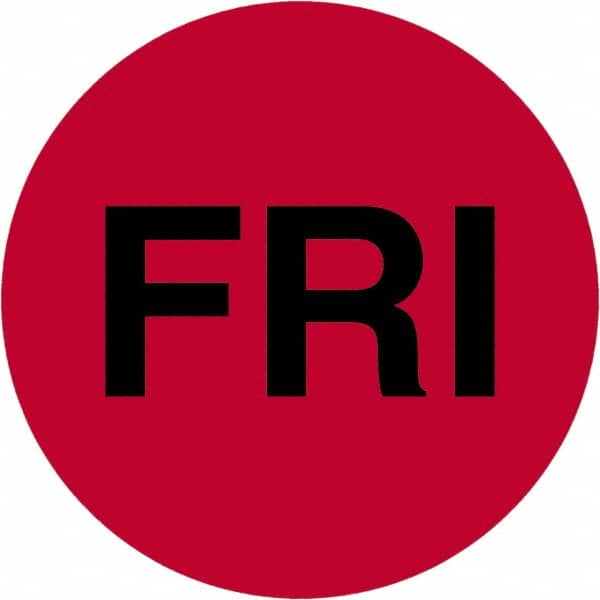 Tape Logic - 2" Long, Fluorescent Red Paper Inventory Labels - For Multi-Use - Americas Industrial Supply