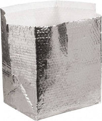 Made in USA - 11" Long x 8" Wide x 6" High x 3/16" Thick Box Liner - Silver, Case - Americas Industrial Supply