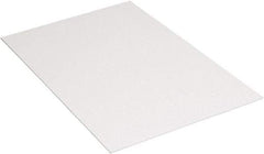 Made in USA - 48" Long x 40" Wide Plastic Sheet - White - Americas Industrial Supply