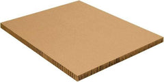 Made in USA - 2" High x 40" Long x 48" Wide Honeycomb Sheet - Kraft - Americas Industrial Supply