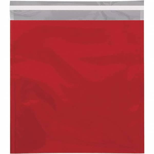 Value Collection - 13" Long x 10-3/4" Wide Peel-Off Self-Seal Metallic Mailer - Red - Americas Industrial Supply