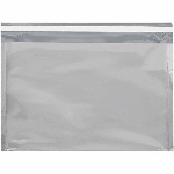 Value Collection - 12-3/4" Long x 9-1/2" Wide Peel-Off Self-Seal Metallic Mailer - Silver - Americas Industrial Supply