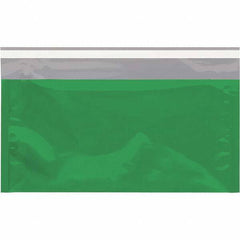 Value Collection - 10-1/4" Long x 6-1/4" Wide Peel-Off Self-Seal Metallic Mailer - Green - Americas Industrial Supply