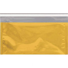 Value Collection - 10-1/4" Long x 6-1/4" Wide Peel-Off Self-Seal Metallic Mailer - Gold - Americas Industrial Supply