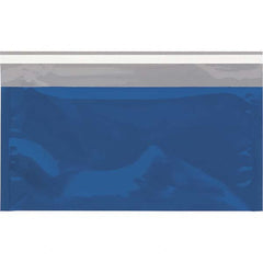 Value Collection - 10-1/4" Long x 6-1/4" Wide Peel-Off Self-Seal Metallic Mailer - Blue - Americas Industrial Supply