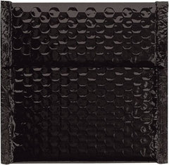 Made in USA - 6-3/4" Long x 7" Wide Peel-Off Self-Seal Bubble Mailer - Black - Americas Industrial Supply