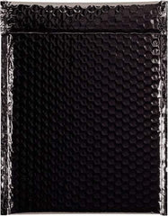 Made in USA - 11-1/2" Long x 9" Wide Peel-Off Self-Seal Bubble Mailer - Black - Americas Industrial Supply