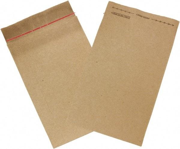 Made in USA - 13" Long x 8-1/2" Wide Self Seal Jiffy Rigi Bag Mailer - Kraft - Americas Industrial Supply