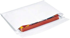 Made in USA - 15" Long x 10" Wide Peel-Off Self-Seal Expandable Envelope - White - Americas Industrial Supply
