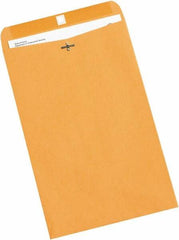 Made in USA - 14-1/2" Long x 9-1/4" Wide Clasp Brown Kraft Envelope - Kraft - Americas Industrial Supply