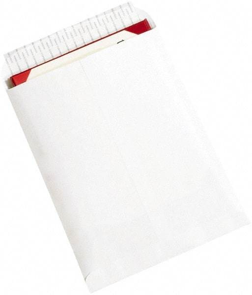 Made in USA - 12-1/2" Long x 9-1/2" Wide Peel-Off Self-Seal White Catalog Envelope - White - Americas Industrial Supply