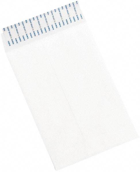Made in USA - 9" Long x 6" Wide Peel-Off Self-Seal White Catalog Envelope - White - Americas Industrial Supply