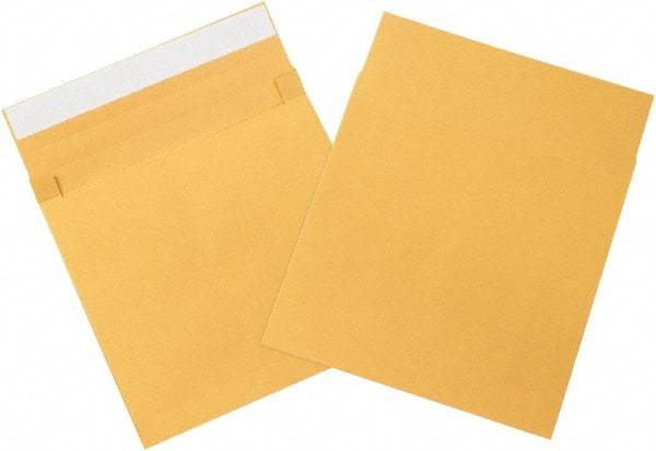Made in USA - 12" Long x 10" Wide Peel-Off Self-Seal Natural Kraft Envelope - Kraft - Americas Industrial Supply
