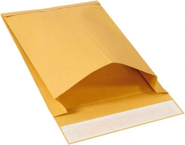 Made in USA - 13" Long x 9-1/2" Wide Peel-Off Self-Seal Natural Kraft Envelope - Kraft - Americas Industrial Supply