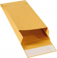 Made in USA - 11" Long x 5" Wide Peel-Off Self-Seal Natural Kraft Envelope - Kraft - Americas Industrial Supply