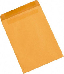 Made in USA - 13" Long x 10" Wide Self Seal Natural Kraft Envelope - Kraft - Americas Industrial Supply