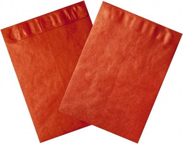 Dupont - 15-1/2" Long x 12" Wide Peel-Off Self-Seal Tyvek Flat Catalog Envelopes - Red - Americas Industrial Supply