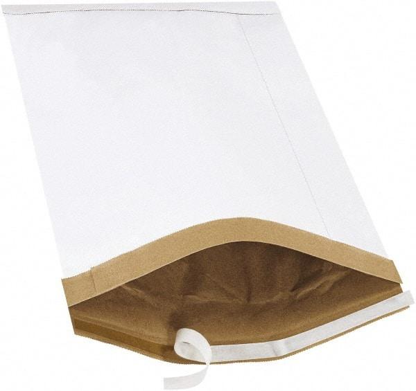 Made in USA - 19" Long x 12-1/2" Wide Peel-Off Self-Seal Padded Mailer - White - Americas Industrial Supply