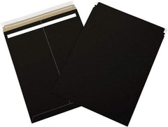 Made in USA - 21" Long x 17" Wide Peel-Off Self-Seal Flat Mailer - Black - Americas Industrial Supply