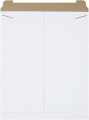 Made in USA - 27" Long x 22" Wide Regular Flat Mailer - White - Americas Industrial Supply