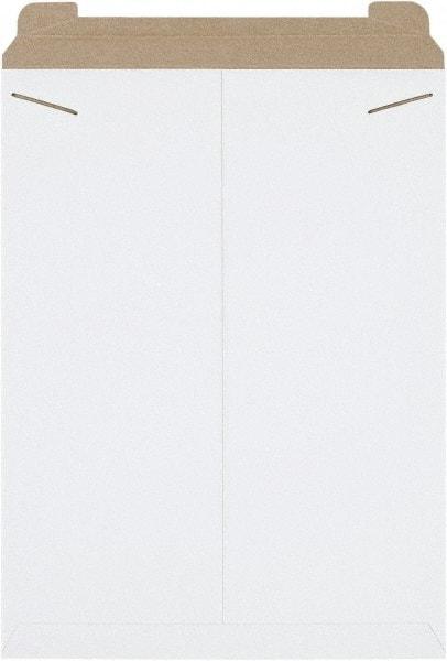 Made in USA - 24" Long x 18" Wide Regular Flat Mailer - White - Americas Industrial Supply