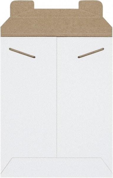 Made in USA - 9" Long x 7" Wide Regular Flat Mailer - White - Americas Industrial Supply