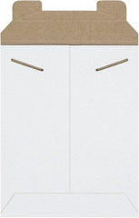 Made in USA - 9" Long x 7" Wide Regular Flat Mailer - White - Americas Industrial Supply