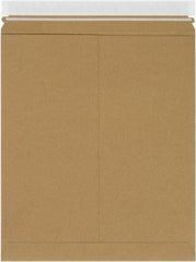 Made in USA - 15" Long x 12-3/4" Wide Peel-Off Self-Seal Flat Mailer - Kraft - Americas Industrial Supply