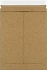 Made in USA - 11-1/2" Long x 9" Wide Peel-Off Self-Seal Flat Mailer - Kraft - Americas Industrial Supply