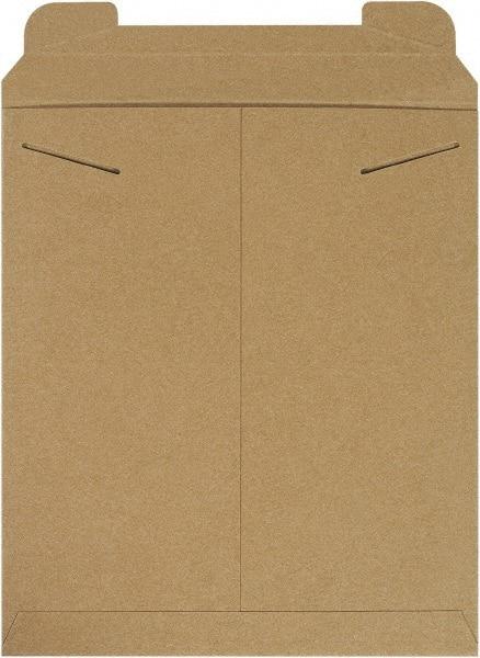 Made in USA - 15" Long x 12-3/4" Wide Regular Flat Mailer - Kraft - Americas Industrial Supply