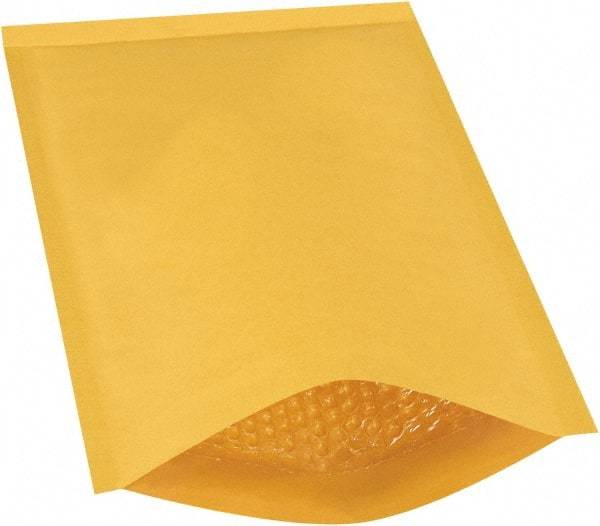 Made in USA - 14-1/2" Long x 9-1/2" Wide Regular Bubble Mailer - Kraft - Americas Industrial Supply