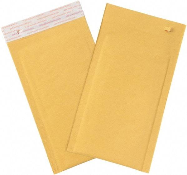 Value Collection - 8" Long x 4" Wide Peel-Off Self-Seal Bubble Mailer - Kraft - Americas Industrial Supply