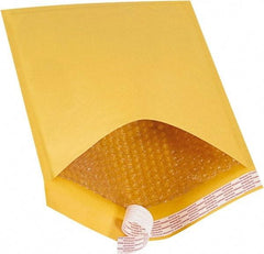 Made in USA - 16" Long x 10-1/2" Wide Peel-Off Self-Seal Bubble Mailer - Kraft - Americas Industrial Supply
