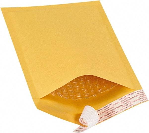 Value Collection - 10" Long x 5" Wide Peel-Off Self-Seal Bubble Mailer - Kraft - Americas Industrial Supply