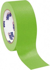 Tape Logic - 2" Wide x 60 Yd Long Green Crepe Paper Masking Tape - 4.9 mil Thick - Americas Industrial Supply