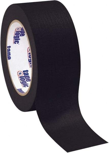 Tape Logic - 2" Wide x 60 Yd Long Black Crepe Paper Masking Tape - 4.9 mil Thick - Americas Industrial Supply