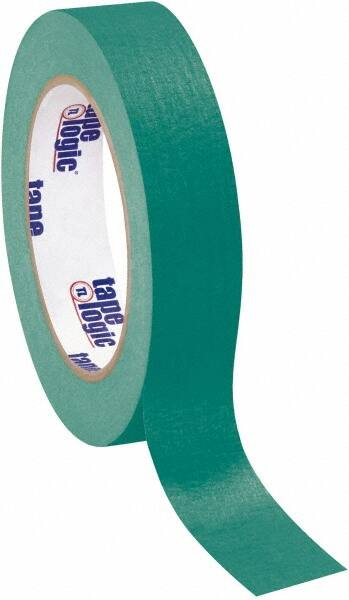 Tape Logic - 1" Wide x 60 Yd Long Green Crepe Paper Masking Tape - 4.9 mil Thick - Americas Industrial Supply