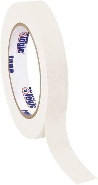 Tape Logic - 3/4" Wide x 60 Yd Long White Crepe Paper Masking Tape - 4.9 mil Thick - Americas Industrial Supply